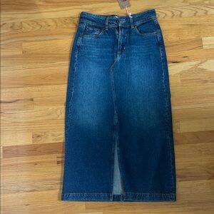 Boden Blue Maxi Skirt